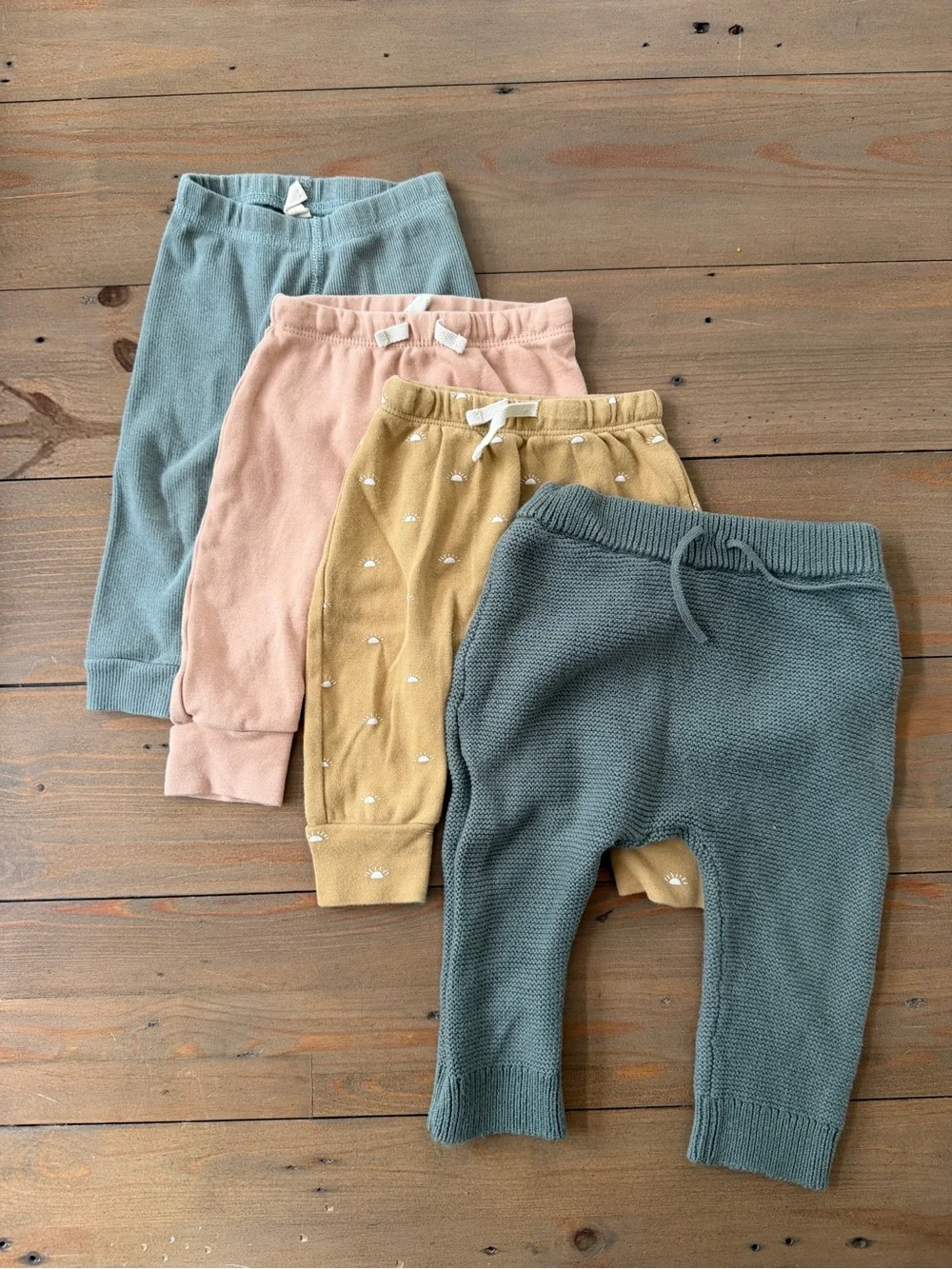 Quincy Mae Baby Drawstring Pants Set - 6-12 Months